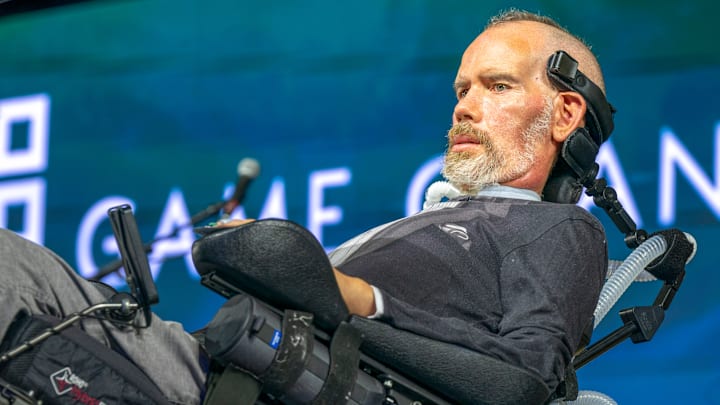 Steve Gleason at the 2025 Game Changer Gala Hosted By Team Gleason And Answer ALS