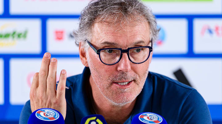 Laurent Blanc s'est exprimé devant les médias.