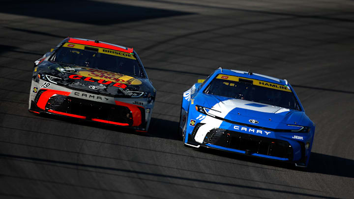 Chase Briscoe, Denny Hamlin, Joe Gibbs Racing, NASCAR