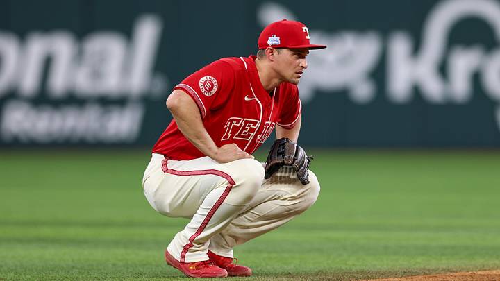Jun 5, 2026; Arlington, Texas, USA; Texas Rangers shortstop Corey Seager (5) stretches during a break in the eighth inning against the Cleveland Guardians at Globe Life Field. Mandatory Credit: Andrew Dieb-Imagn Images Jun 5, 2026; Arlington, Texas, USA; Texas Rangers shortstop Corey Seager (5) stretches during a break in the eighth inning against the Cleveland Guardians at Globe Life Field. Mandatory Credit: Andrew Dieb-Imagn Images