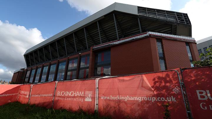 The Anfield redevelopment has stalled The Anfield redevelopment has stalled