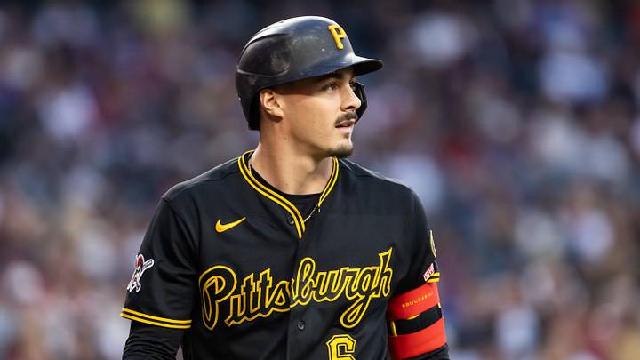 May 6, 2026; Phoenix, Arizona, USA; Pittsburgh Pirates shortstop Konnor Griffin in the second inning against the Arizona Diamondbacks at Chase Field. Mandatory Credit: Mark J. Rebilas-Imagn Images May 6, 2026; Phoenix, Arizona, USA; Pittsburgh Pirates shortstop Konnor Griffin in the second inning against the Arizona Diamondbacks at Chase Field. Mandatory Credit: Mark J. Rebilas-Imagn Images