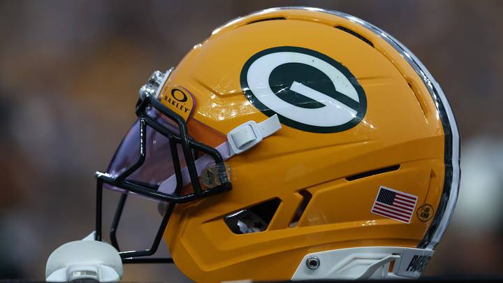 Green Bay Packers helmet; Charles LeClaire