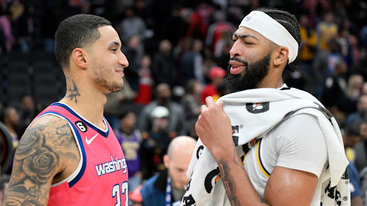 Kyle Kuzma y Anthony Davis fueron compañeros con Los Angeles Lakers 