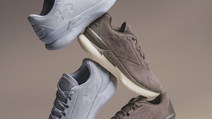 The Curry 1 Low FloTro Lux in two new "Minerals" colorways. The Curry 1 Low FloTro Lux in two new "Minerals" colorways.