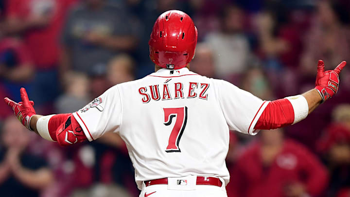 Cincinnati Reds infielder Eugenio Suarez
