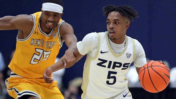 Akron Zips guard Tavari Johnson is a solid prop target in the first round.
