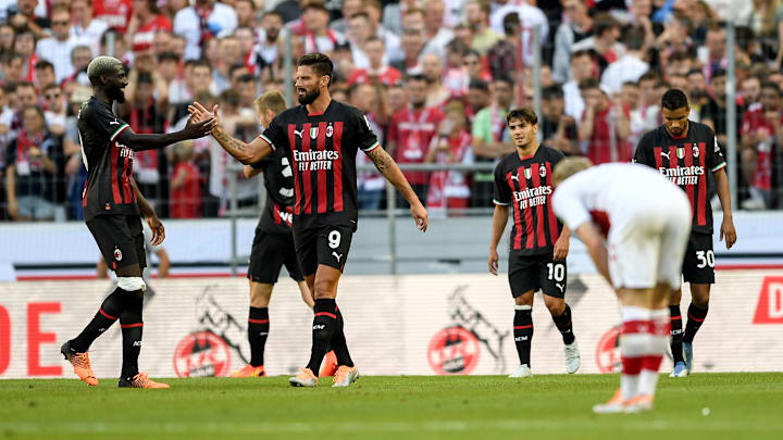 Il Milan dopo un gol 