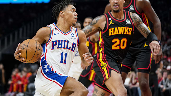 Philadelphia 76ers guard Jaden Springer (11)