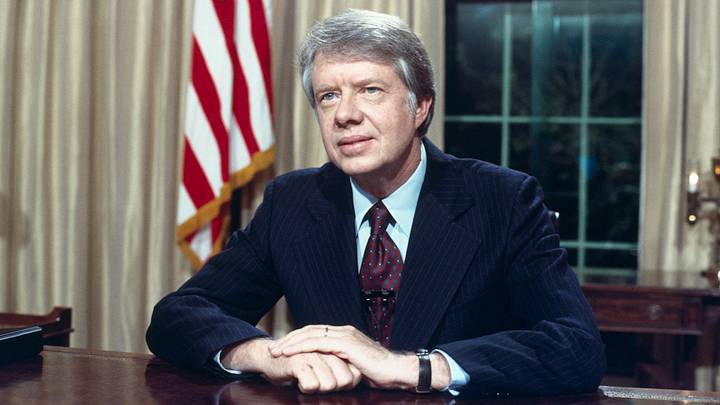Jimmy Carter at His Desk Jimmy Carter at His Desk