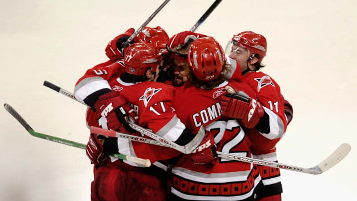 Edmonton Oilers v Carolina Hurricanes: Game 1