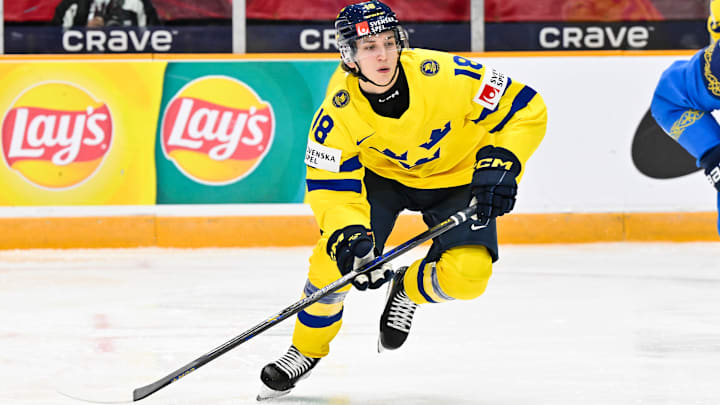 Sweden v Kazakhstan: Group B - 2025 IIHF World Junior Championship