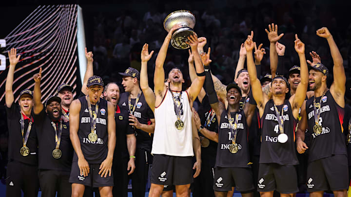 Germany is still celebrating their EuroBasket title. But an important piece of the puzzle was missing from Sunday's victory. Franz Wagner made sure to honor that part.