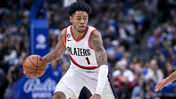 Portland Trail Blazers guard Anfernee Simons.