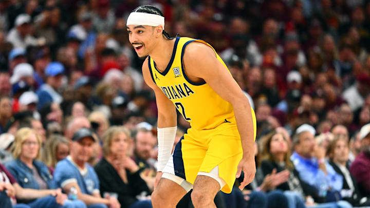 Indiana Pacers guard Andrew Nembhard (2).