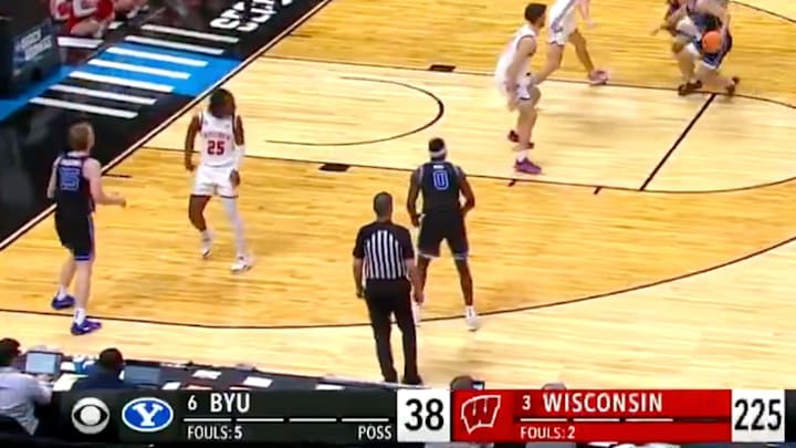 Wisconsin was not actually leading 225-38. Wisconsin was not actually leading 225-38.