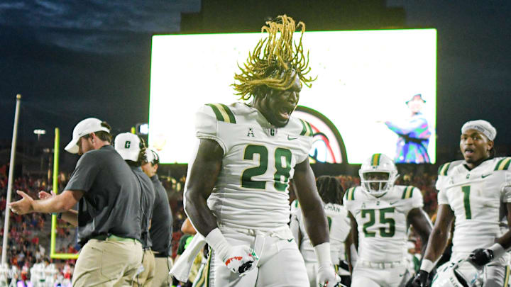 South Carolina football linebacker Demetrius Knight when he was an all-conference player for the Charlotte 49ers