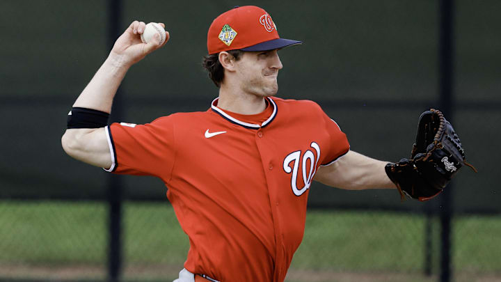 Washington Nationals pitcher Griff McGarry Washington Nationals pitcher Griff McGarry