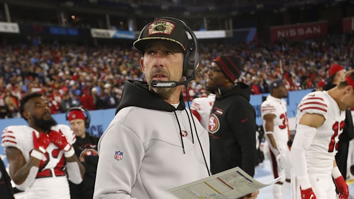 San Francisco 49ers head coach Kyle Shanahan
