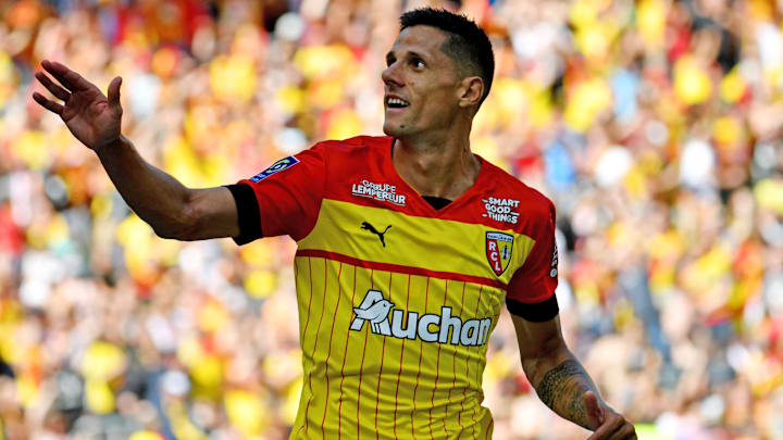 Florian Sotoca s'est offert un triplé face au Stade Brestois ce dimanche.