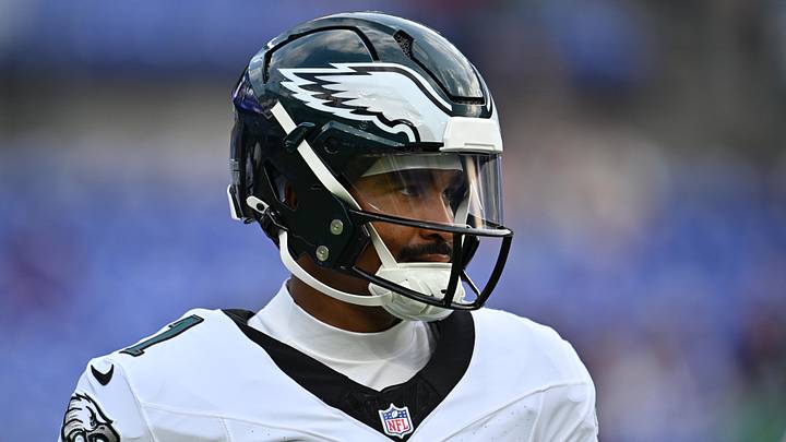 Philadelphia Eagles quarterback Jalen Hurts (1) warms up before a game against the Baltimore Ravens at M&T Bank Stadium. Mandatory Credit: Jamie Sabau-Imagn Images Philadelphia Eagles quarterback Jalen Hurts (1) warms up before a game against the Baltimore Ravens at M&T Bank Stadium. Mandatory Credit: Jamie Sabau-Imagn Images