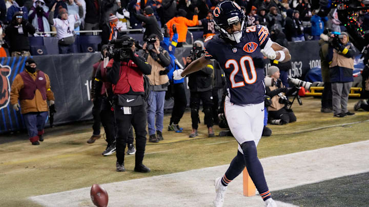 Jahdae Walker begins a TD celebration teammates and fans have waited to see since he did it in preseason.