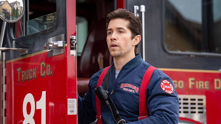 CHICAGO FIRE -- "Speak of the Devil" Episode 1420 -- Pictured: Brandon Larracuente as Sal Vasquez 