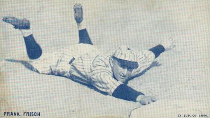 1926 Exhibits card of Frank Frisch