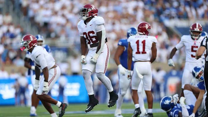Alabama Linebacker QB Reese (36) in action against Kentucky at Kroger Field in Lexington, KY on Saturday, Sep 12, 2026. Alabama Linebacker QB Reese (36) in action against Kentucky at Kroger Field in Lexington, KY on Saturday, Sep 12, 2026.