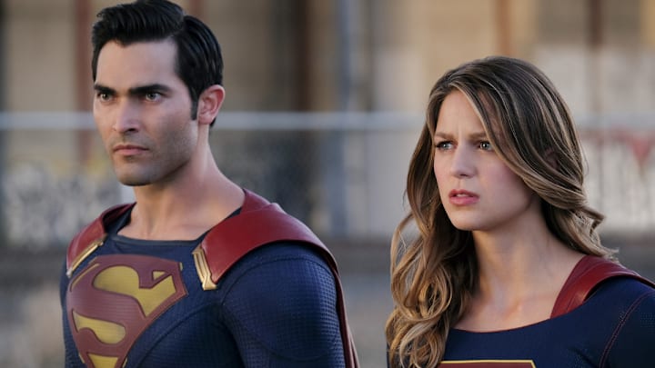 Supergirl -- "The Last Children of Krypton" -- Image SPG202a_0174-- Pictured (L-R): Tyler Hoechlin as Clark/Superman and Melissa Benoist Kara/Supergirl -- Photo: Robert Falconer/The CW -- © 2016 The CW Network, LLC. All Rights Reserved