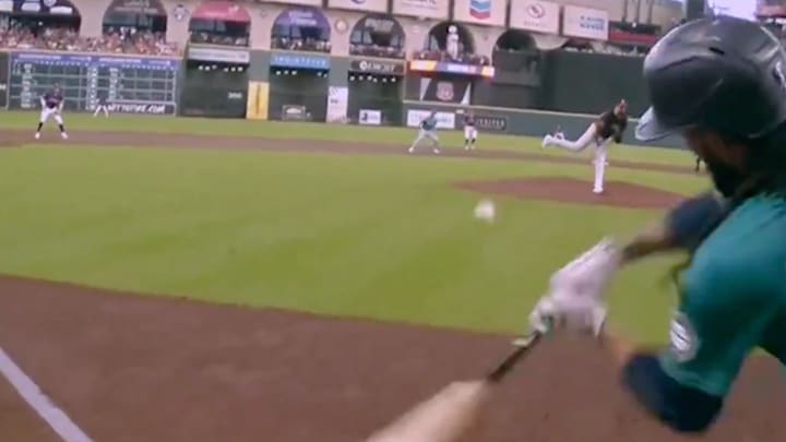 J.P. Crawford's grand slam against the Astros looks even cooler from this angle. 