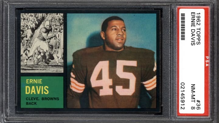 1962 Topps - Ernie Davis - PSA 8
