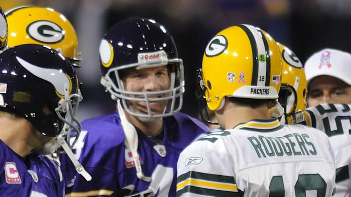 Favre and Rodgers put on a show in October of 2009. Will Rodgers and current Packers QB Jordan Love do the same in Week 8? 