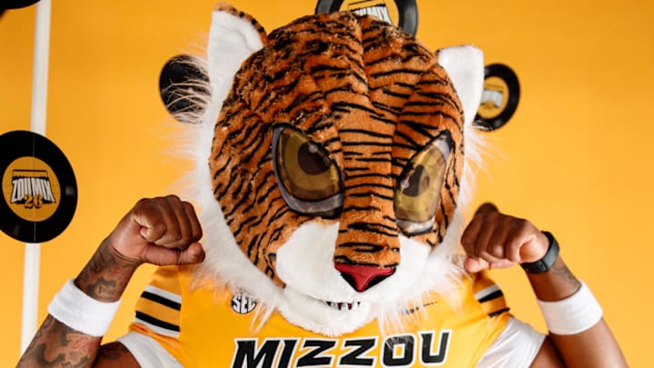 Detroit offensive lineman Khalief Canty on his official visit to the University of Missouri on Sunday, June 22. 