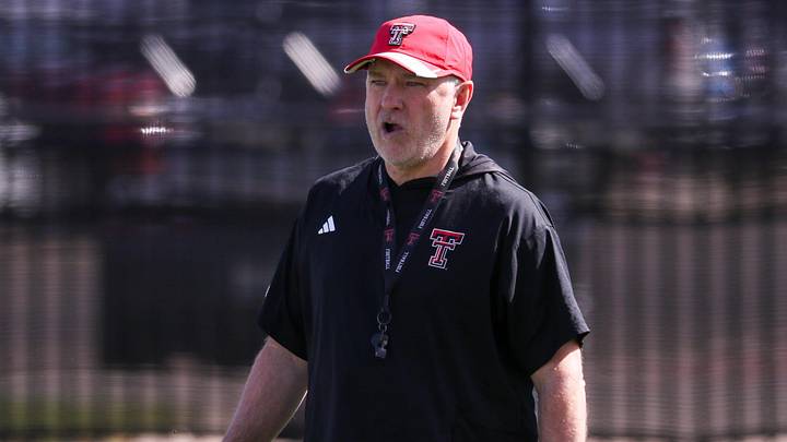 Texas Tech head coach Joey McGuire Texas Tech head coach Joey McGuire