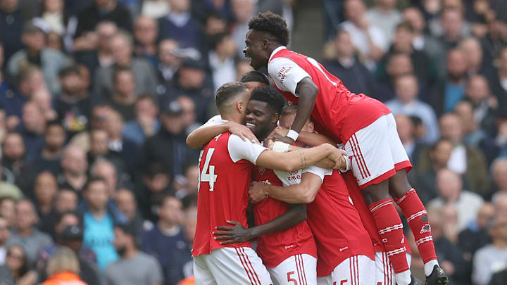 Thomas Partey a ouvert le score contre Tottenham.
