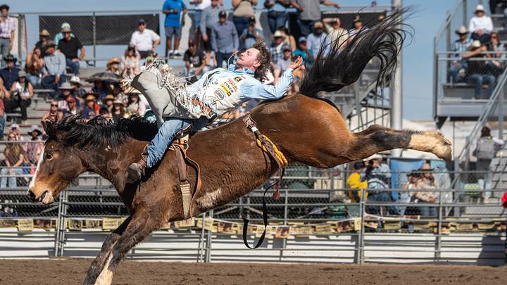 Bareback rider Keenan Hayes Bareback rider Keenan Hayes