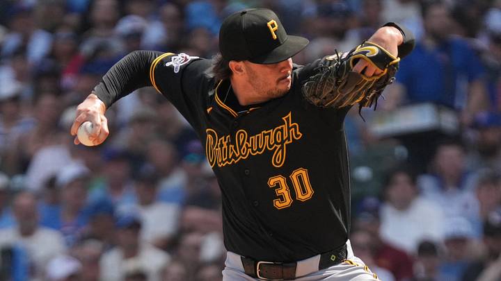 Sep 12, 2026; Chicago, Illinois, USA; Pittsburgh Pirates pitcher Paul Skenes (30) throws the ball against the Chicago Cubs during the first inning at Wrigley Field. Mandatory Credit: David Banks-Imagn Images Sep 12, 2026; Chicago, Illinois, USA; Pittsburgh Pirates pitcher Paul Skenes (30) throws the ball against the Chicago Cubs during the first inning at Wrigley Field. Mandatory Credit: David Banks-Imagn Images