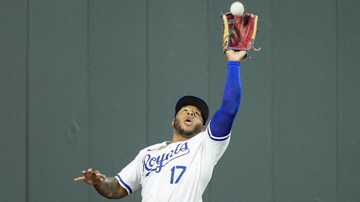 The Royals outfield ranks 29th in batting average (.197) and wOBA (.262)