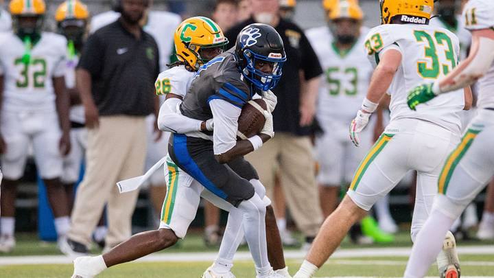 Godby Cougars wide receiver and Clemson commit Jamarin Simmons (1) will miss the remainder of 2026 due to a lower-body injury. Godby Cougars wide receiver and Clemson commit Jamarin Simmons (1) will miss the remainder of 2026 due to a lower-body injury.