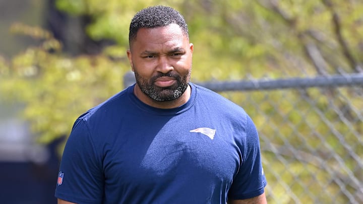 May 11, 2024; Foxborough, MA, USA; New England Patriots head coach Jerod Mayo arrives