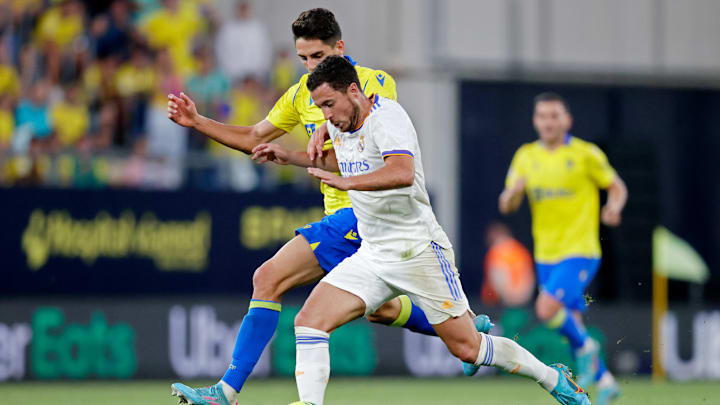 Eden Hazard y Rubén Sobrino
