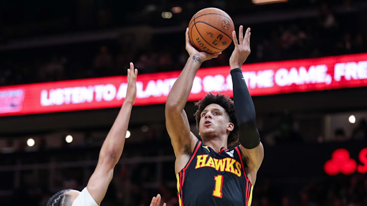 Atlanta Hawks forward Jalen Johnson.