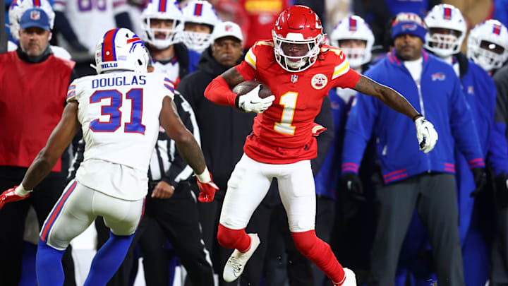 Kansas City Chiefs wide receiver Xavier Worthy