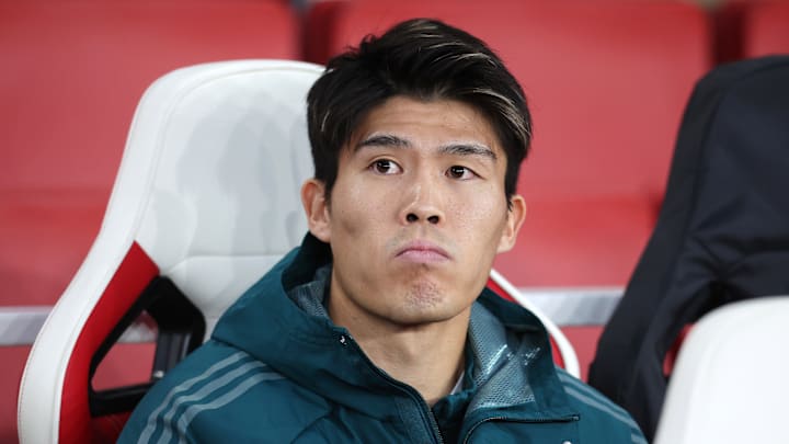 Takehiro Tomiyasu hasn't started a game since returning from the Asia Cup