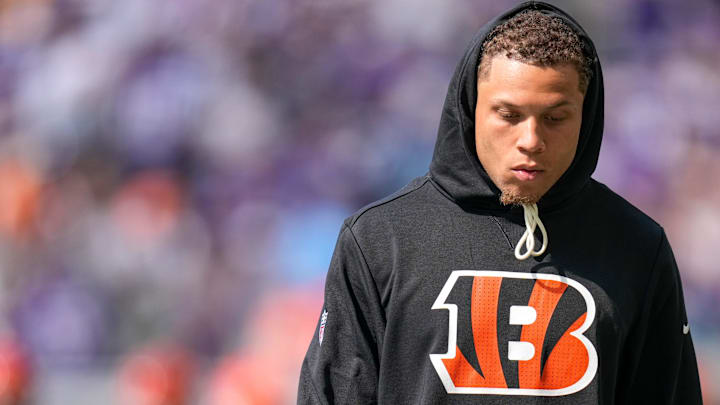 Jermaine Burton was suspended for Sunday's Bengals game vs. the Bills. Jermaine Burton was suspended for Sunday's Bengals game vs. the Bills.