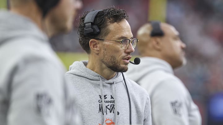 McDaniel received an A+ from his players in the NFLPA team survey. 