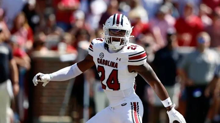 South Carolina Gamecocks defensive back Jalon Kilgore during the second half at Bryant-Denny Stadium.