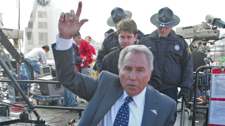 Lee Corso leaving the set of 'College GameDay.' Lee Corso leaving the set of 'College GameDay.'
