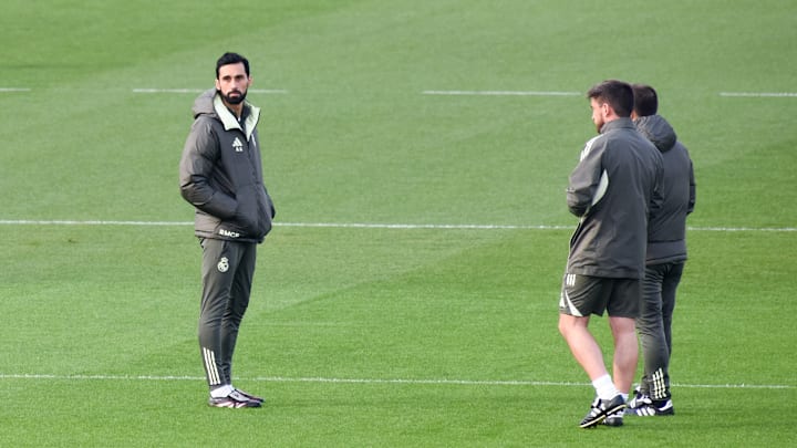 SPAIN-MADRID-FOOTBALL-REAL MADRID-TRAINING-COACH SPAIN-MADRID-FOOTBALL-REAL MADRID-TRAINING-COACH